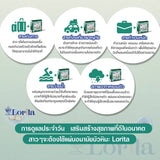 Lorita แผ่นอนามัยสมุนไพรบัวหิมะ กลิ่นกุหลาบ แบบแผ่น